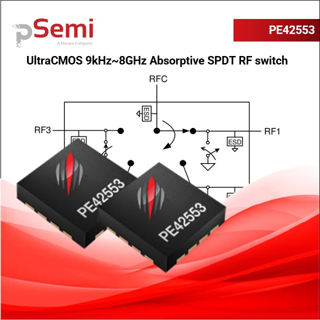 PE42553 Broadband UltraCMOS® SPDT RF Switch | McCoy Components